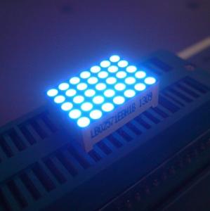 Buy cheap Good Consistency 5 x 7 LED Dot Matrix Display Yellow Segments Black Face product