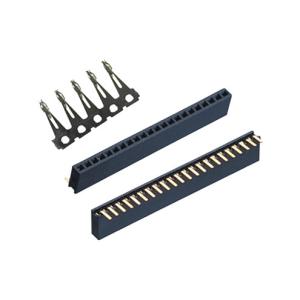 China Right Angle 1.27 / 2.0 / 2.54Mm 40p Dual Row Pin Header Smt Single Row on sale