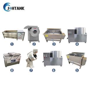 Small Scale Banana Potato Chips Automatic Machine With Set