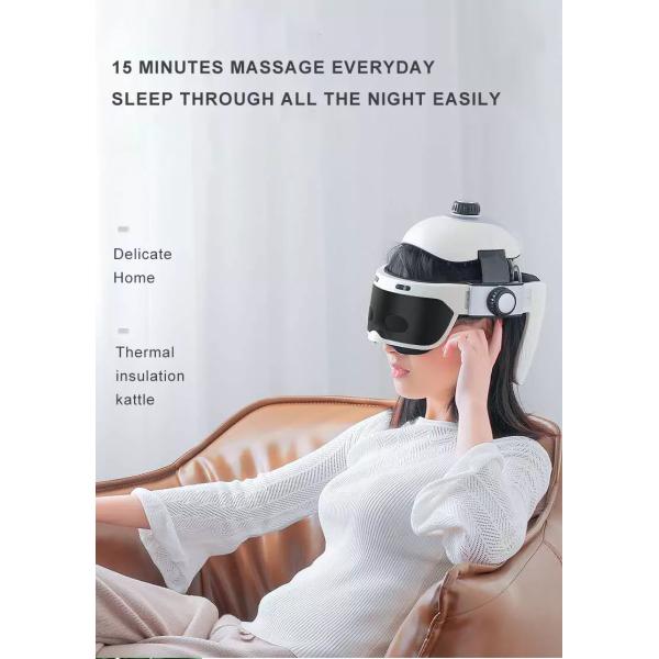 Intelligent Electric Bluetooth Head SPA Massager Helmet Octopus Vibration With Air Pressure