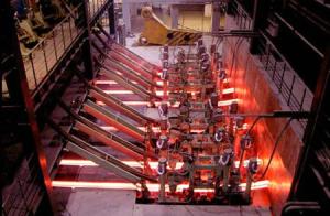 Buy cheap R4M 1S Metering Nozzle Continuous Casting Equipment With Simple Cooling Bed product