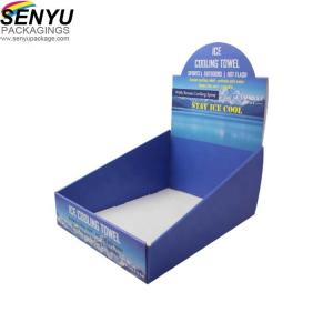 Counter Cardboard Product Display Stands For Candy Energy Protein Chocolate Bar Paper