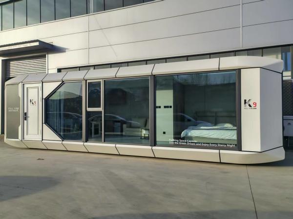 Quality Experience Versatility And Sustainability Space Capsule Room Mordern With LED Lights for sale