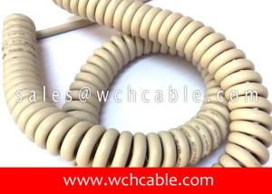 UL20351 High Quality Polyurethane TPU Jacketed Auto Spring Cable 60C 300V