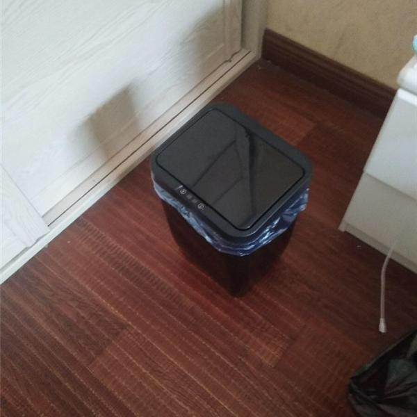 Dustproof Automatic Lid Garbage Can 100% Hands Free Operation With Long Using