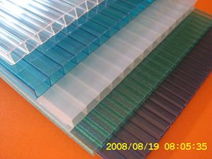 Polycarbonate Roofing Sheets For Thermal Sound Insulation In 3.8-18mm Thickness