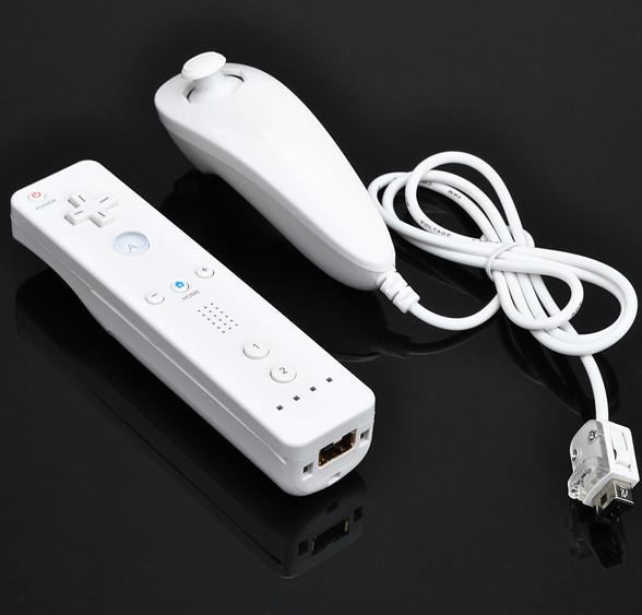 Quality Durable blue WII Nunchuk Controller With Motion Plus For Nintendo WII Gamepad for sale