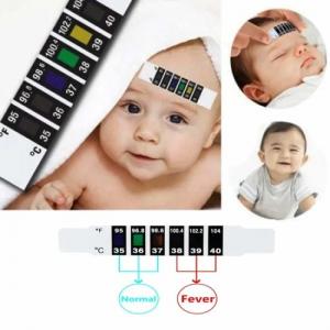 Buy cheap Reusable Fever Adhesive Forehead Thermometer Strips, Suit for home, travel or as a backup product