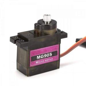 Buy cheap TIANKONGRC MG90S 9g Aluminum Gear Servo Motor Micro Servo For RC Airplane Robot DIY Project Parts.(Without mechanical limit) product