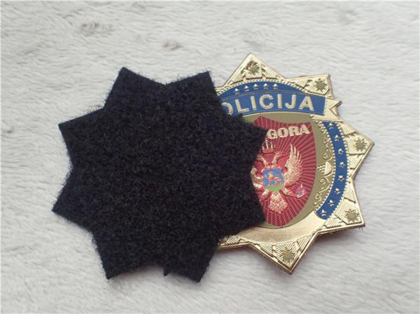 Quality Waterproof Custom Clothing Patches Gold TPU High Frequency Logo Hook And Loop for sale