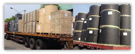 Recycled or Virgin Pulp Laminated Paperboard Thick Stiffness Full Black Board