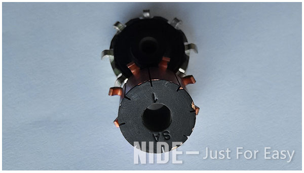jack motor armature commutator.jpg 8 Segmented Automobile Car Jack Odm Electric Motor Commutator