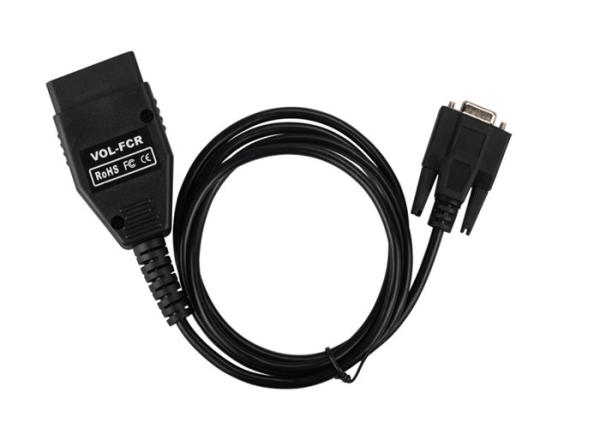 Quality Volvo Serial Usb Obd Ii Connector / OBD Diagnostic Cable 232 Chipset Based Design for sale