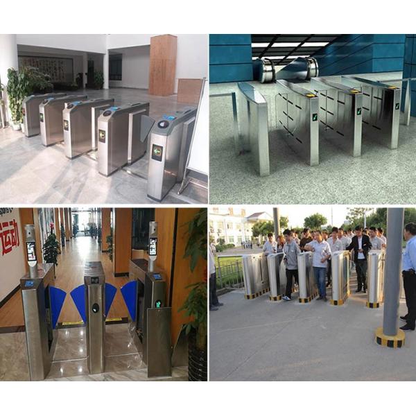 Face recognition Intelligent Flap Turnstile Flap Barrier turnstile barrier gate For Entrance Security