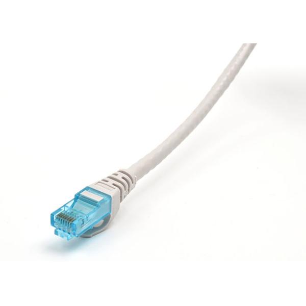 Unshielded 3ft cat6 patch cables , Molded category 6 patch cable grey Color