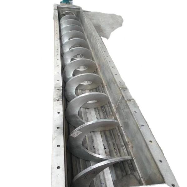 OEM Custom Factory Supply Shaftless Horizontal Screw Auger Conveyors Conveyor System
