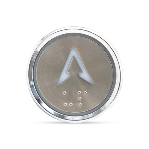Quality SS 24V Touchless Lift Button 15mm Sensor Elevator Push For Elevator Parts for sale