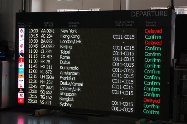 Quality P10mm LED Airport Flight Display Board Navigation Board Terminal for sale