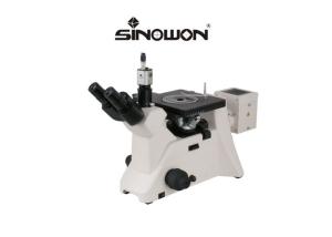 Metallurgical Microscope System With 6V/30W Halogen Lamp Adjustable Brightness
