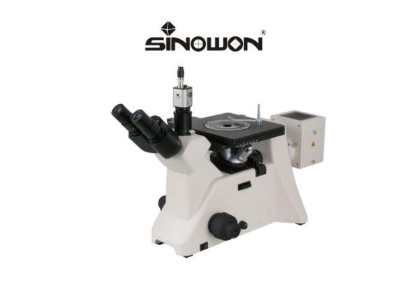Quality Metallurgical Microscope System With 6V/30W Halogen Lamp Adjustable Brightness for sale