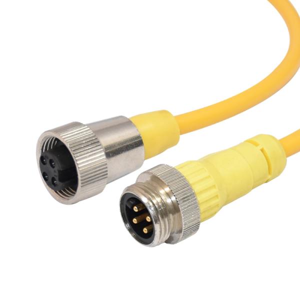 Quality Waterproof IP67 Mechanical Cable Connectors 4P For Automation M12 M8 M5 7/8 for sale