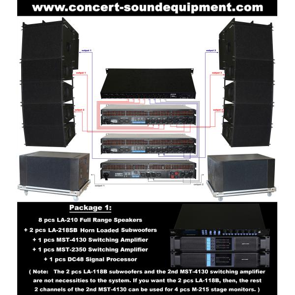 Dual 10" 480W Line Array Speaker With Neodymium Drivers