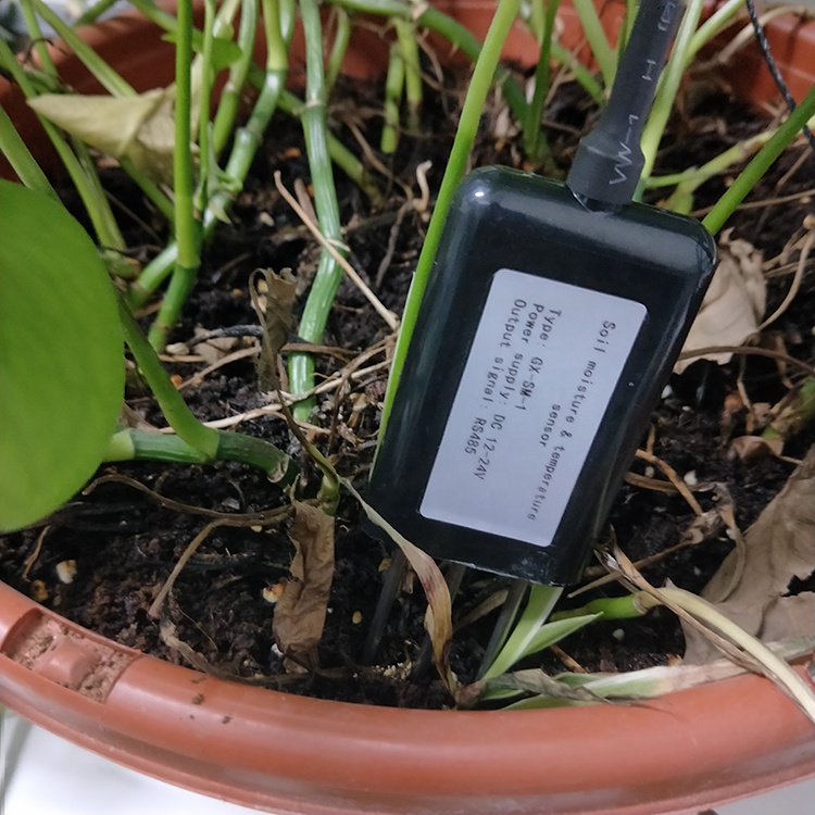 CE Certified Waterproof Soil Sensor for Irrigation Measuring VWC Temp Moisture and EC