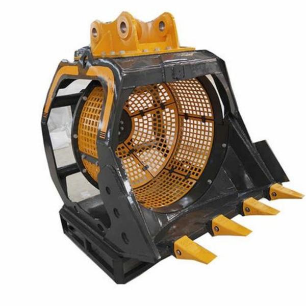 Quality Rotating Screening Bucket Rotating Screening Bucket Excavator Rotating Screening Bucke Crusher Bucket Suitable 23 Tonne for sale