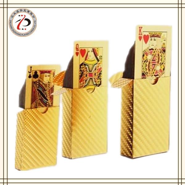 Quality GOLD FOIL PLAYING CARDS CUSTOM DESIGN for sale
