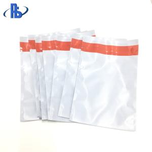 China Custom Tamper Evident Security Bags With Unique Tracking Code / Barcode on sale