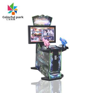 Buy cheap Double Shooting Arcade Machine With Full Firepower Coin Pusher product