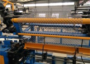 Low Carbon Wire Chain Link Fence Machine Woven Wire Diameter 1.5 - 4.5 MM