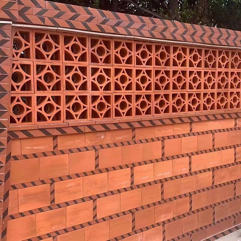 Terracotta Breeze Block Architecture Wall Decorative Clay Lattice Bricks