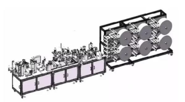 Quality Anti Pollution 4 Layers N95 Face Mask Making Machine for sale