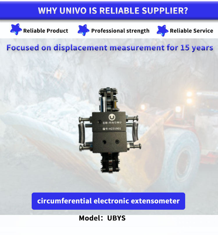 UBYSY UNIVO Circumferential Electronic Extensometer with Power Supply 3 Vrms or 24VDC