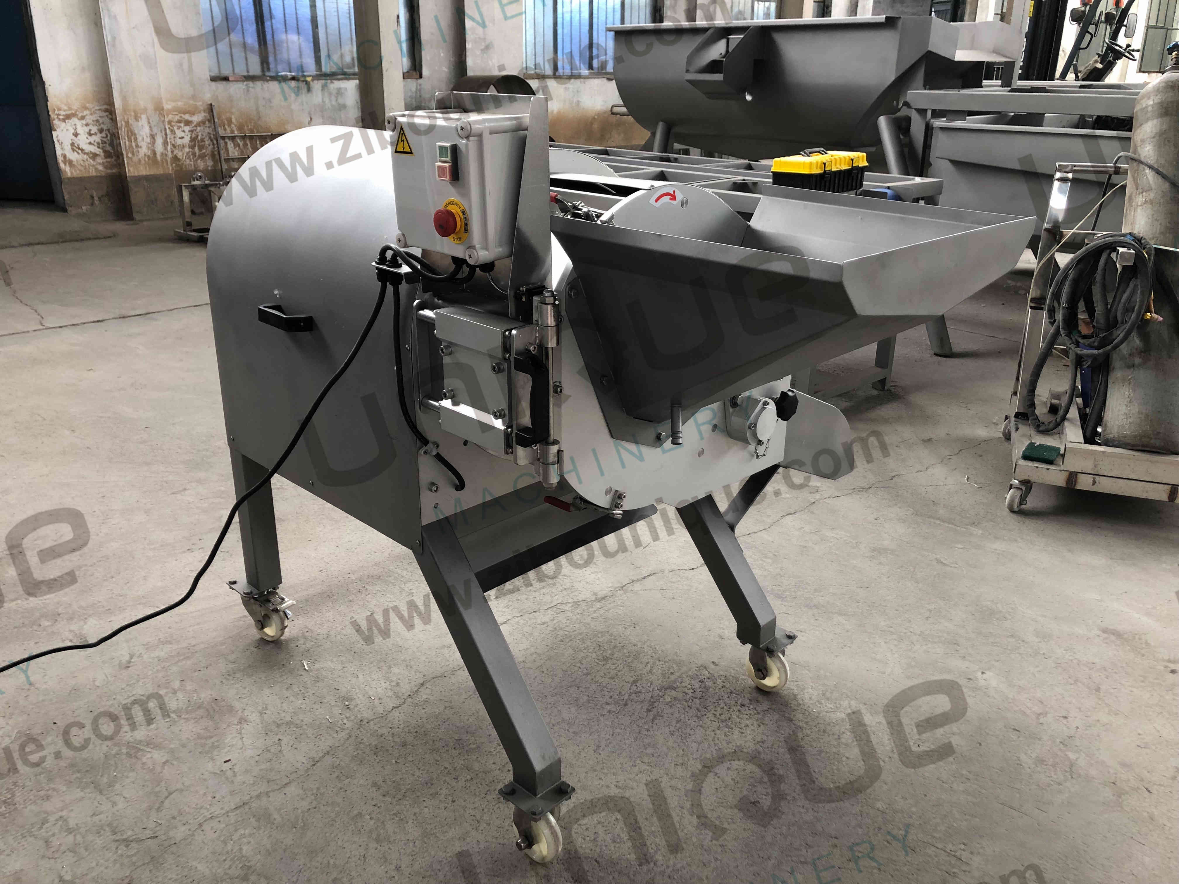Compact dicing cube cutting machine for fruit and vegetables potato carrot beet onion