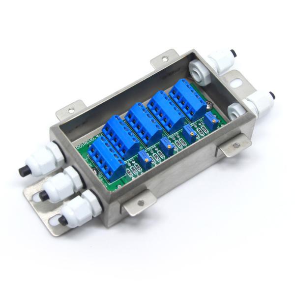 4 Way Weighing Sensor Load Cell Summing Junction Box Enclosure Small Stainless