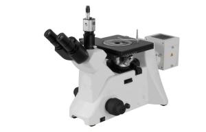 China Coaxial  Adjustable Brightness  And Plan Achormatic Inverted Metallurgical Microscope on sale