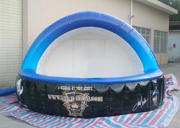 Quality Customized Inflatable Bar Tent 0.4 Mm PVC Tarpaulin Two Door For Display for sale