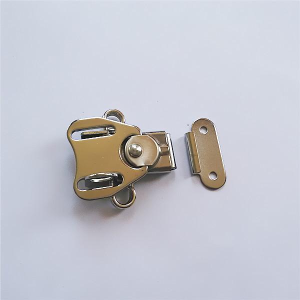 Quality Small Surface Mount Twist Latch, with keeper plate, keylockable,zinc plating finish for sale