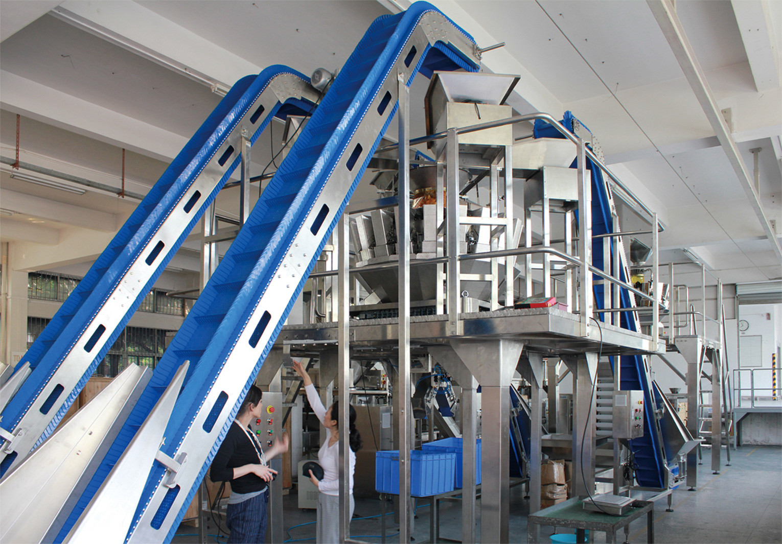 Cashews Blending Multihead Weigher Nuts Sunflower Seeds Dried Fruits Mixture Weighing Machine