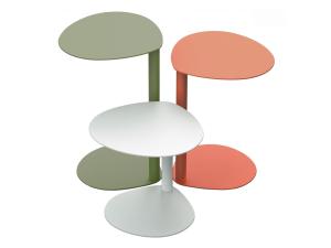 Hotel Lobby Sofa Side Table C Type Iron Coffee Table Floor Storage Corner Table