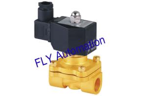 Square Coil CKD 2 Way Brass Zinc Alloy Electrical Water Solenoid Valves 2W160-15