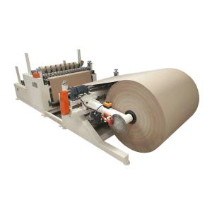 Roll Kraft Paper Slitting Machine Custom Size 100-140m/Min jumbo roll slitter rewinder