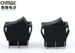Buy cheap Single Pole Double Rocker Switch Power Push Button ABS Copper Terminals product
