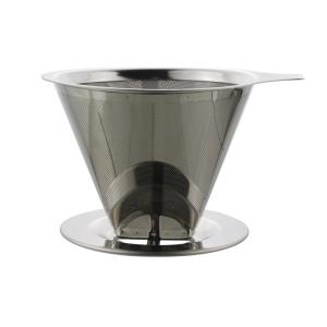 Buy cheap Laser LOGO 304 Stainless Steel Coffee Dripper / Metal Coffee Dripper product