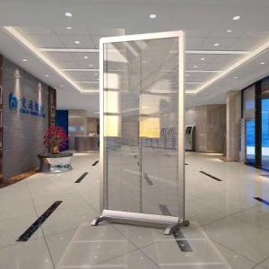 indoor color led video wall glass window hd transparent led screen display advertising players f digital signage or business