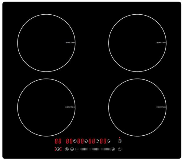 Quality 30 in. Electric Stove Induction Cooktop Smooth Surface with 4 Elements Booster Burner for sale