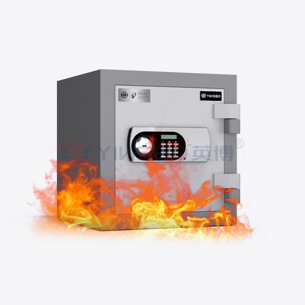 Quality Solid Steel Fireproof Safe Box Dual Alarm System Height 420mm for sale