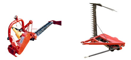Double entry lawn mower,